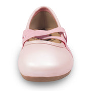 AURORA Ballet Flat (Youth) | Pink Shimmer-Shoes-Livie & Luca