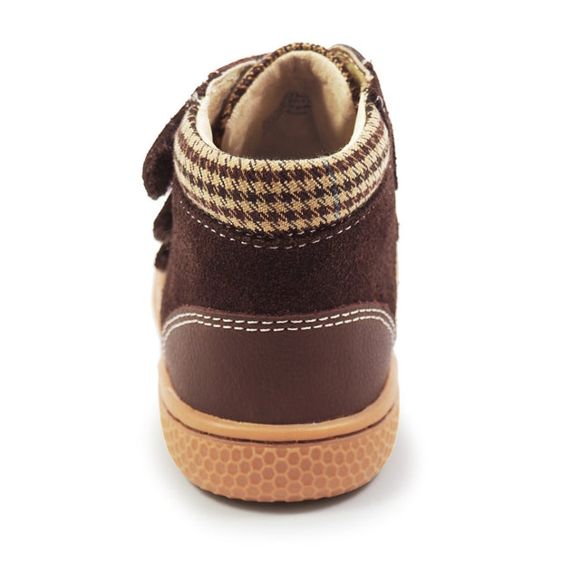 JAMIE High-Top Sneaker | Mocha-Livie & Luca