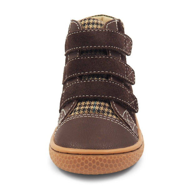 JAMIE High-Top Sneaker | Mocha-Livie & Luca