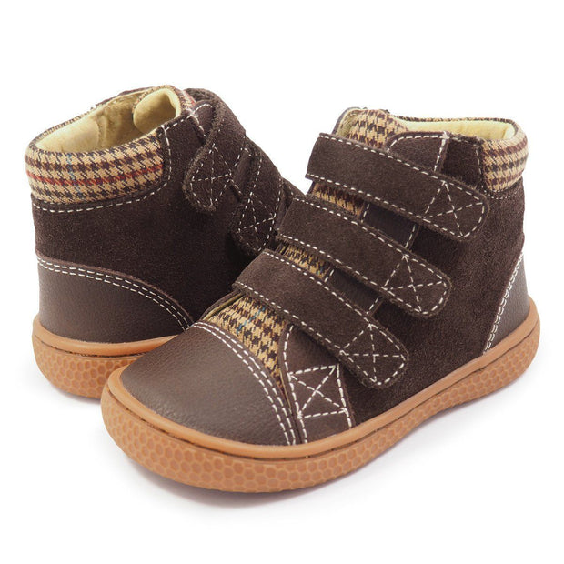 JAMIE High-Top Sneaker (Youth) | Mocha-Livie & Luca