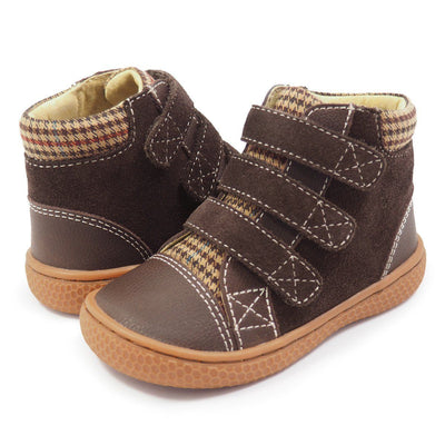 JAMIE High-Top Sneaker | Mocha-Livie & Luca