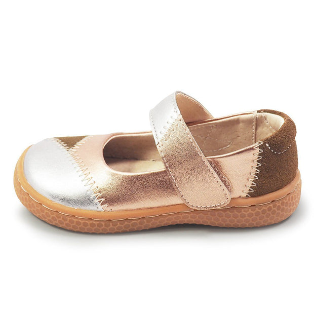 SWEET REMNANTS Mary Jane | Taupe Shimmer-Livie & Luca