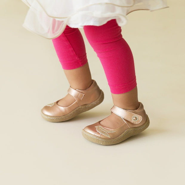PIO PIO Mary Jane | Rose Gold Metallic-Shoes-Livie & Luca