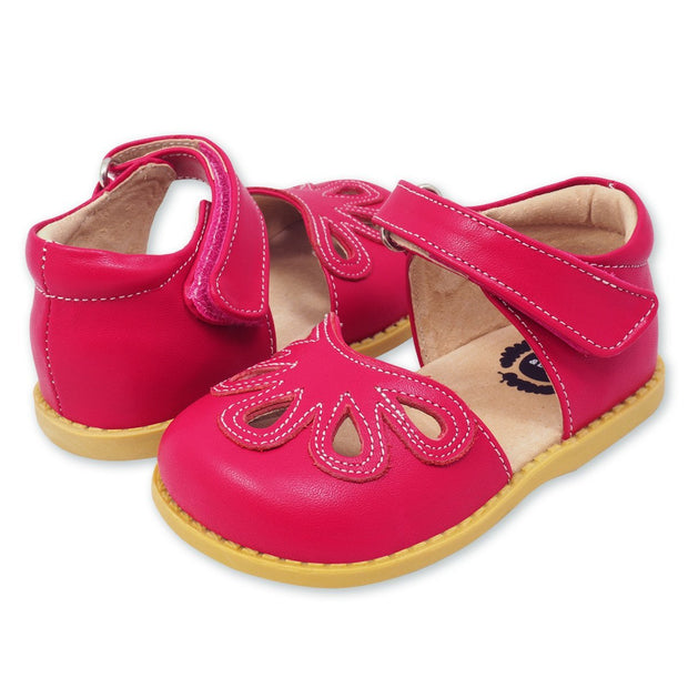 PETAL Mary Jane | Hot Pink-Shoes-Livie & Luca