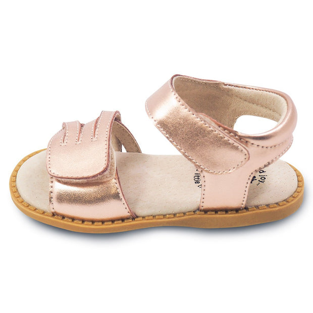 ATHENA Sandal (Youth) | Rose Gold Metallic-Sandals-Livie & Luca