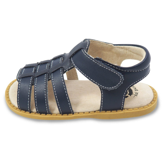 FINN Sandal | Navy-Sandals-Livie & Luca