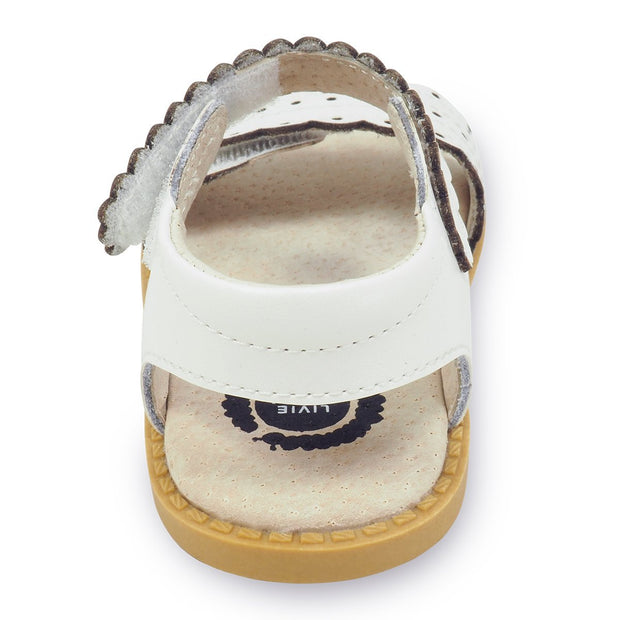 POSEY Sandal (Youth) | White-Livie & Luca