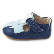 ELEPHANT T Strap (Baby) | Navy Blue-Shoes-Livie & Luca