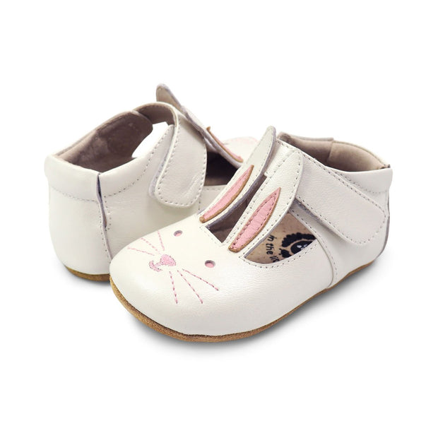 MOLLY Mary Jane (Baby) | White Pearl-Shoes-Livie & Luca