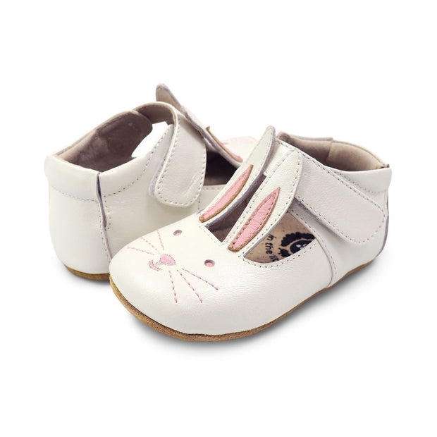 MOLLY Mary Jane (Baby) | White Pearl-Shoes-Livie & Luca