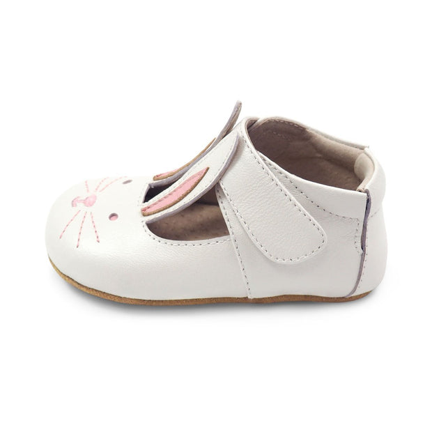 MOLLY Mary Jane (Baby) | White Pearl-Shoes-Livie & Luca