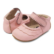 RUCHE Mary Jane (Baby) | Shell Pink-Shoes-Livie & Luca