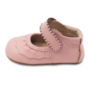RUCHE Mary Jane (Baby) | Shell Pink-Shoes-Livie & Luca