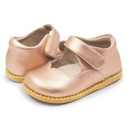 ASTRID Mary Jane | Rose Gold Metallic-Livie & Luca