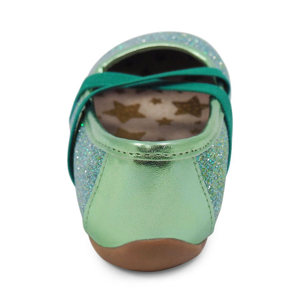 AURORA Ballet Flat | Ocean Sparkle-Shoes-Livie & Luca