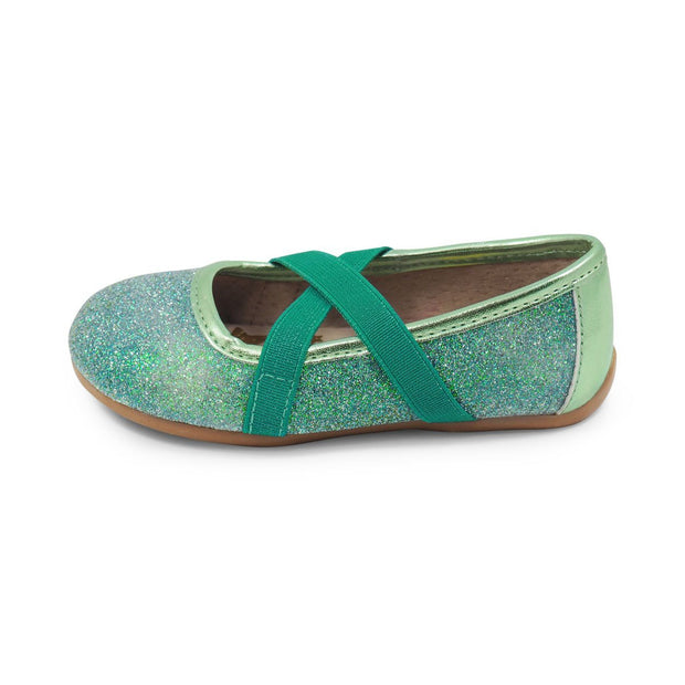 AURORA Ballet Flat | Ocean Sparkle-Shoes-Livie & Luca