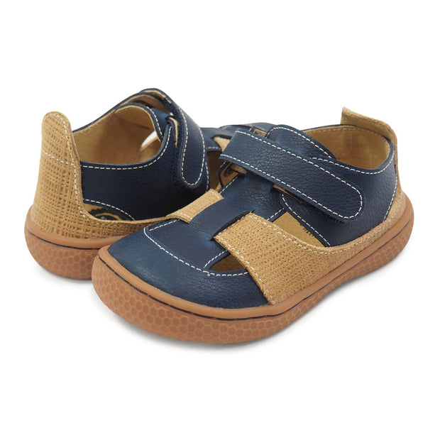 CAPTAIN Sandal | Navy Blue-Sandals-Livie & Luca
