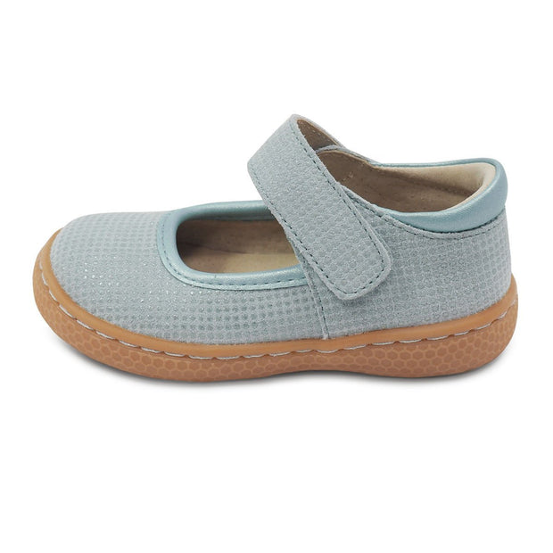 GEMMA Mary Jane (Youth) | Light Blue Sparkle-Shoes-Livie & Luca