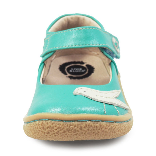 PIO PIO Mary Jane | Aqua Shimmer-Shoes-Livie & Luca