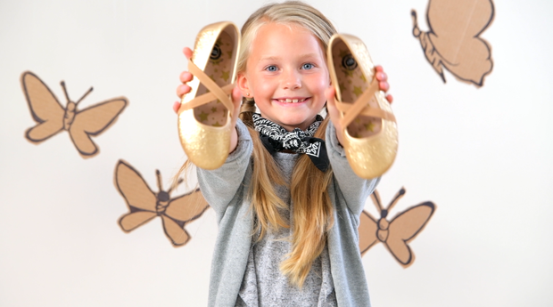 AURORA Ballet Flat (Youth) | Lilac Snow