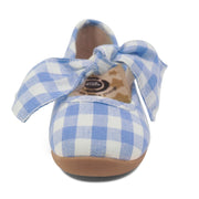 HALLEY Ballet Flat (Youth) | Blue Gingham