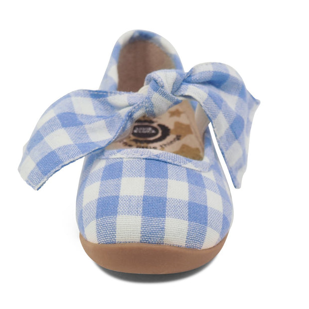 HALLEY Ballet Flat (Youth) | Blue Gingham