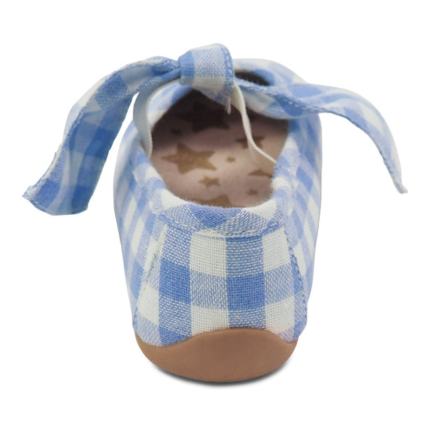 HALLEY Ballet Flat (Youth) | Blue Gingham