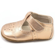 CORA III Mary Jane (Baby) | Rose Gold Metallic