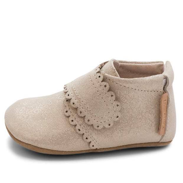 FLEUR Bootie (Baby) | Gold Shimmer