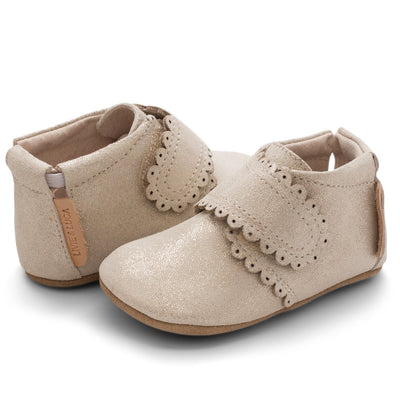FLEUR Bootie (Baby) | Gold Shimmer