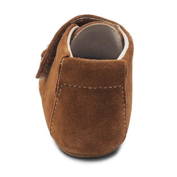 BENNY Bootie Baby Boy/Girl Leather Shoe | Camel-Shoes-Livie & Luca