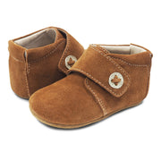 BENNY Bootie Baby Boy/Girl Leather Shoe | Camel-Shoes-Livie & Luca