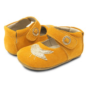PIO PIO Mary Jane Baby Girls Leather Shoe | Butterscotch-Shoes-Livie & Luca