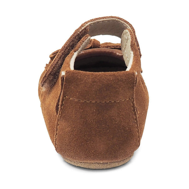 WILLOW Moccasin Baby Girls Leather Shoe | Camel-Shoes-Livie & Luca