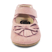 WILLOW Moccasin Baby Girls Leather Shoe | Desert Rose-Shoes-Livie & Luca