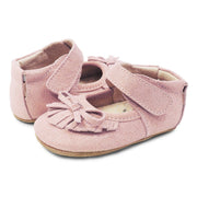WILLOW Moccasin Baby Girls Leather Shoe | Desert Rose-Shoes-Livie & Luca