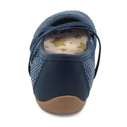 AURORA Ballet Flat Toddler/Kids Girls Shoe | Navy Snake-Shoes-Livie & Luca