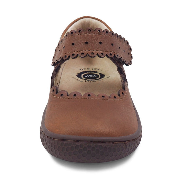 BRIAR Mary Jane Youth Girls Leather School Shoe | Amber-Shoes-Livie & Luca