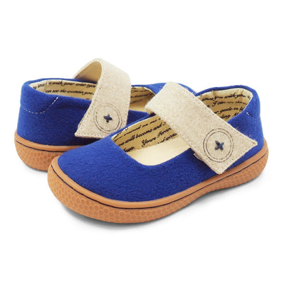CARTA II Mary Jane Youth Girls Shoe | True Blue-Shoes-Livie & Luca