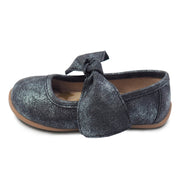 HALLEY Ballet Flat Toddler/Kids Girls Shoe | Black Luster-Shoes-Livie & Luca