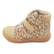 JAMIE High-Top Toddler/Kids Girls Shoe | Leopard Shimmer-Sneaker-Livie & Luca