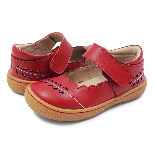JUNIPER Mary Jane Youth Girls Leather Shoe | Scarlet-Shoes-Livie & Luca