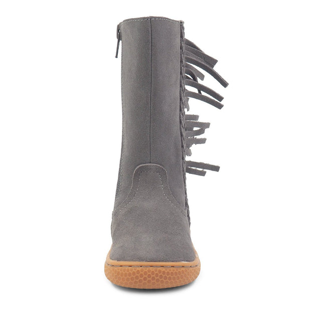 SONOMA Youth Girls Leather Boot | Gray-Shoes-Livie & Luca