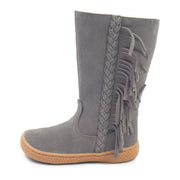 SONOMA Toddler/Kids Girls Leather Boot | Gray-Shoes-Livie & Luca