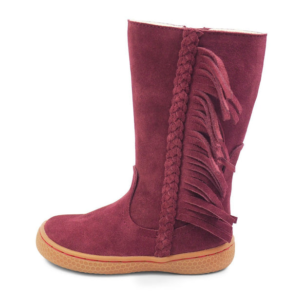 SONOMA Youth Girls Leather Boot | Oxblood-Shoes-Livie & Luca