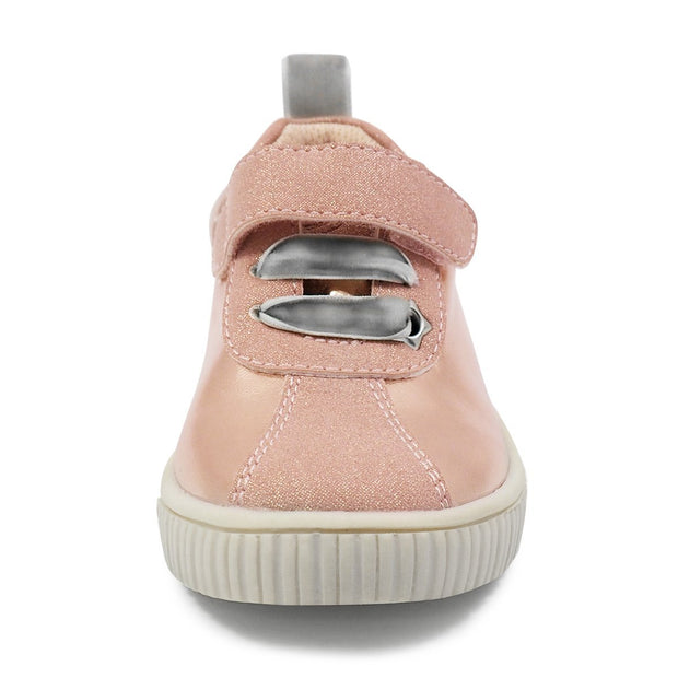 SPIN Sneaker Toddler/Kids Girls Shoe | Rosegold Shimmer-Shoes-Livie & Luca