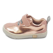 SPIN Sneaker Toddler/Kids Girls Shoe | Rosegold Shimmer-Shoes-Livie & Luca