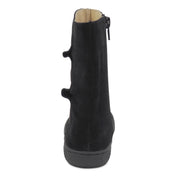 TIEMPO Youth Girls Leather Boot | Black-Shoes-Livie & Luca