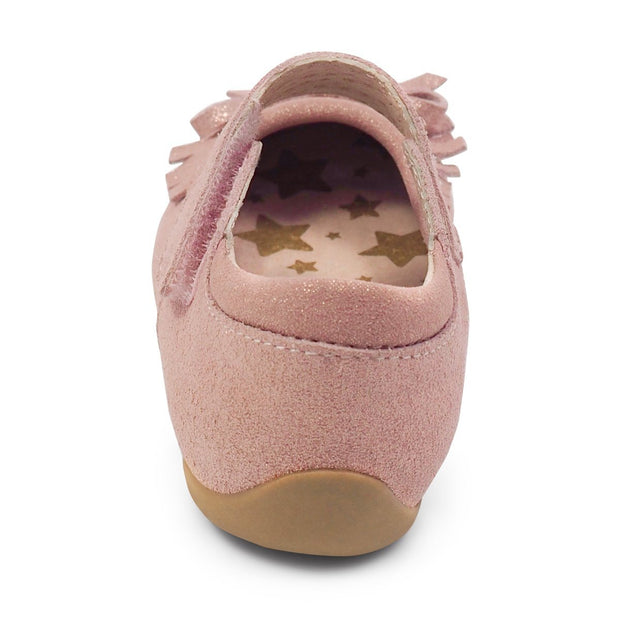 WILLOW Mary Jane Moccasin Toddler/Kids Girls Leather Shoe | Desert Rose-Shoes-Livie & Luca