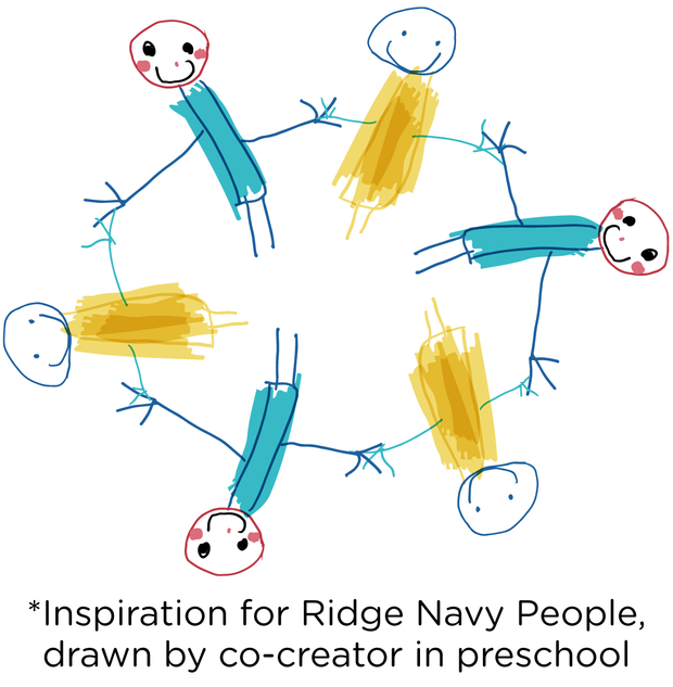 RIDGE ECO Sneaker | Navy People